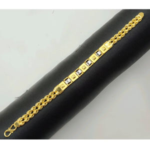 Elegante Brazalete de Oro de 22K con Diseño Cuadrado y Rectangular para Hombres y Mujeres, Accesorios de Moda - Product Image 3