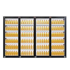 Refrigerador de congelador que calienta los estantes del marco de la puerta de vidrio low-e usados para caminar en la habitación más fresca y el escaparate de exhibición - Product Image 2