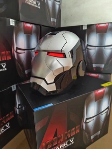 Casco Iron Man Jarvis 1:1 Collezione Grado MK5, Maschera Intelligente con Controllo Vocale, Tecnologia Tre-in-Uno, Apertura e Chiusura Luminosa - Product Image 4