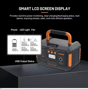 Petite Batterie Externe Lithium-Ion à Cycle Profond Économique MPPT 999Wh 1000W à Onde Sinusoïdale Pure Multifonction pour Voiture, Camping en Plein Air et Urgences - Product Image 4