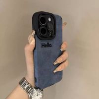 Étuis de protection antichoc en cuir artificiel pour hommes, compatibles avec les téléphones mobiles iPhone 17 Air, 16 Plus, Pro Max, 15, 14, 13, 12, 11, X