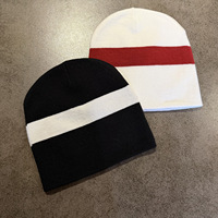 Gorro de punto jacquard estilo hip-hop americano, unisex, cálido, personalizado, para rap y danza urbana, ajustable.