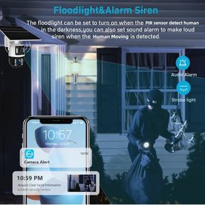 كاميرات أمان Ubox PTZ بدقة 6 ميجابكسل وتكبير بصري 36x مع لوحة شمسية، تسجيل 24/7، كاميرا خارجية لاسلكية تعمل بتقنية 4G وWiFi - Product Image 5