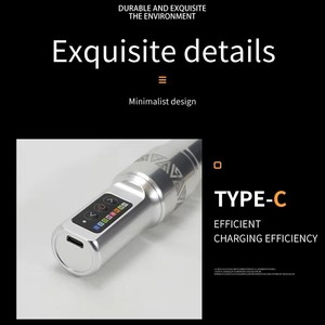 Máquina de Tatuar Inalámbrica al por Mayor, Pistola de Tatuar Rotativa Recargable con Carrera Ajustable para Artistas del Tatuaje Profesionales - Product Image 3