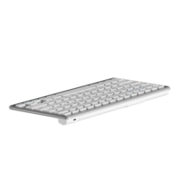 Clavier sans fil Bluetooth 78 touches, fin, rechargeable, à commutateurs à ciseaux, silencieux, pour ordinateur portable, ordinateur, iPad