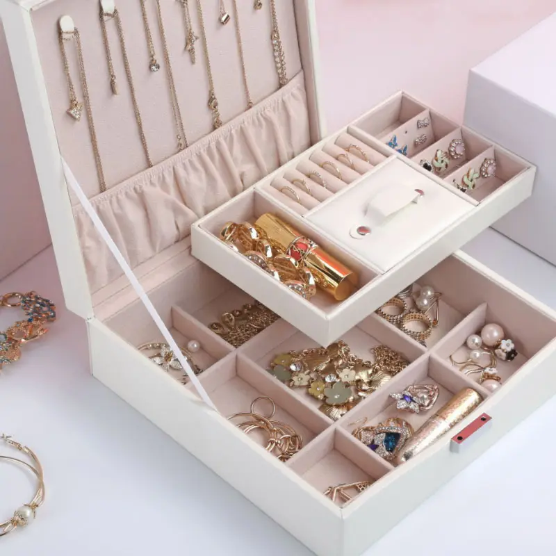 Paling Mahal Kotak Perhiasan Cincin Gelang Kalung Kotak Hitam Velent Inster Kustom Kotak Kemasan