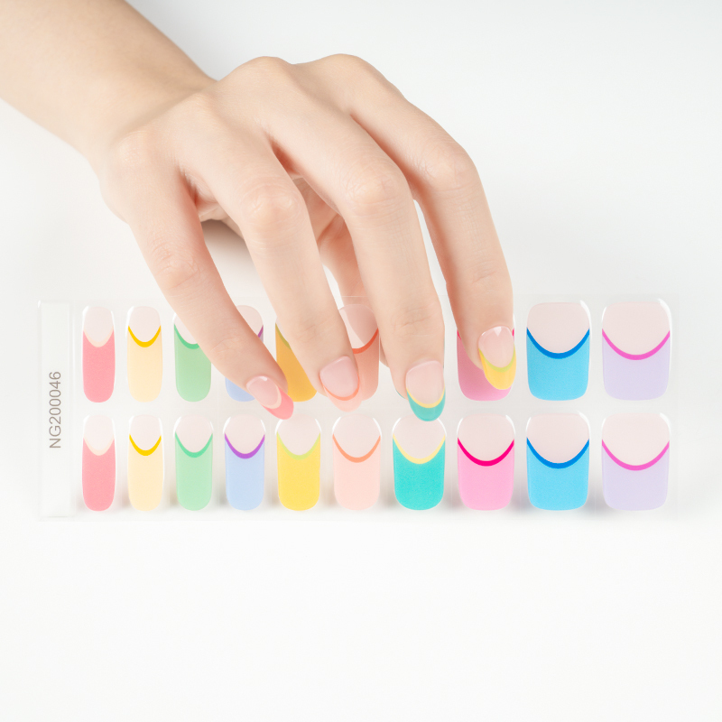 Blue and pink
