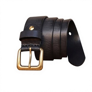 Latest Arrival BS INTERNATIONAL NA97 Leather <b>Belts</b> Pin Buckle Steel Buckle Durable Custom Designs Vintage Square Formal Handmade - Product Image 6