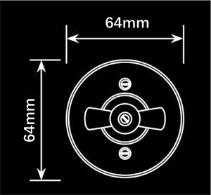 EU tiêu chuẩn bề mặt gắn cổ điển Retro sứ gốm đen một băng đảng đôi cách chuyển đổi ánh sáng - Product Image 6