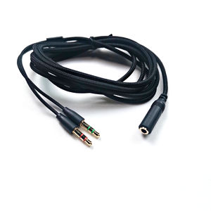 ชุดหูฟังสำหรับเล่นเกมแบบ2 In 1 3.5มม.,สายสัญญาณเสียงขยายสำหรับหูฟังหลักของ <span class=keywords><strong>Cloud</strong></span> Ii/ Alpha-/<span class=keywords><strong>Cloud</strong></span> Flight/Core - Product Image 5