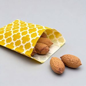 Sac en papier ciré écologique et résistant à la graisse, personnalisé pour les aliments frits, avec impression de logo, thermoscellable, emballage alimentaire de qualité alimentaire - Product Image 3