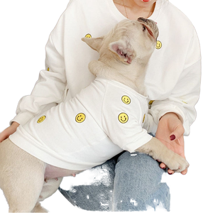 Cute Sport Print Dog Matching T-Shirt Spring Eco-Friendly 100% Cotton <b>for</b> Dog and Human Owners - Product Image 1