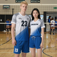 Jersey Voli Hitam Custom untuk Pria, Kaos Voli Anti Keringat, Ringan untuk Latihan & Pertandingan