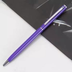 2025 New Hot Sale Business Metal Slim Quality Giveaway <b>Gifts</b> Office Advertising Ballpoint <b>Pen</b> Customize Logo - Product Image 5