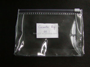 Sacchetto del pvc trasparente con bottone a pressione per lenzuolo e federa - Product Image 2