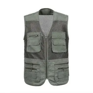 Design High Quality Work Vest Fashion Clothing 2024 Practical Sleeveless Work Vest