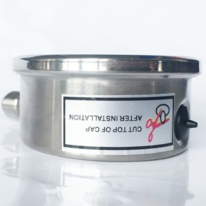 63 Mm 2.5 Inch Quay Số Kích Thước Phạm Vi Của 6bar 90PSI Hồ Đo Áp Suất Với Rememory Con Trỏ Màu Đỏ - Product Image 2