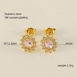 Boucles d'oreilles tendance papillon rétro français pour femme 2025, zircon de haute qualité, sur mesure, plaqué or 14 carats, acier inoxydable, pour soirée - Product Image 6