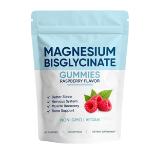 Gomitas de Bisglicinato de <span class=keywords><strong>Magnesio</strong></span> al por Mayor con Polvo de Fruta de Frambuesa <span class=keywords><strong>para</strong></span> Dormir - Product Image 1