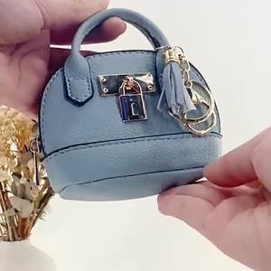 Neue <span class=keywords><strong>Mini</strong></span>-Geldbörse aus PU-Leder, Schlüssel- und Münztasche, Schlüsselanhängertasche, Hängedekoration, Geschenk - Product Image 4