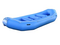 Bateau de rafting gonflable en PVC pour 8 personnes, 13 pieds 6 pouces, résistant à l'usure, aux UV, avec plancher renforcé, certifié CE, 1,8 mm