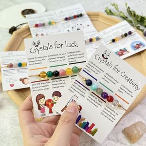 Bracelet en pierre naturelle avec perles de verre colorées, design personnalisé, potentiel de marketing viral, esprit divin et féminin - Product Image 2