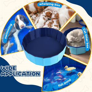 Whelping <b>Pen</b> for Dogs Foldable Birthing Pool for Pets Whelping Box for Dogs and Puppies Portable Swimming Pool Bath Tub for Pets - Product Image 5