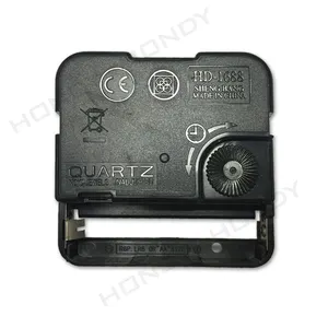 Mouvement d'horloge <span class=keywords><strong>murale</strong></span> analogique en quartz plastique HD1688 promotionnel avec <span class=keywords><strong>moteur</strong></span> d'horloge <span class=keywords><strong>murale</strong></span> à pas de seconde - Product Image 1