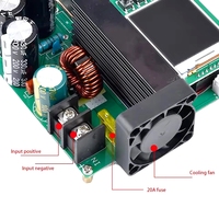 Module d'alimentation à courant et tension constants DC15A, 900W, haute puissance, affichage LCD CNC, DC 8-60V à 10-120V