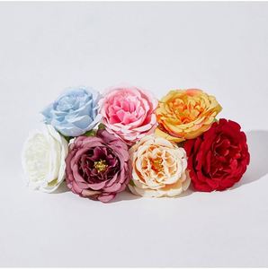 Decorative Artificial Rose Rings Dining Paper Napkin Holders Ring Clips for Hotel <b>Table</b> Arrangement - Product Image 2