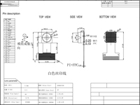 Modul Kamera Sensor CMOS OV3660 Industri 3MP Definisi Tinggi 68 Derajat 24P ESP32 ESP-32S