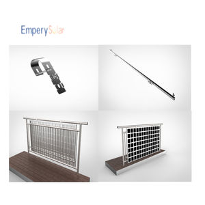 Luces solares led balcón panel solar plug and play con batería - Product Image 3