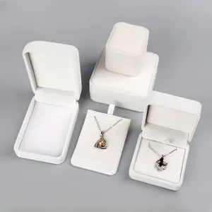 High Quality Necklace Earrings Storage Boxes Bracelet Display Packing Luxury Velvet Jewelry Box