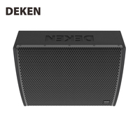 Speaker Lantai Koaksial DENKEN STAGE M15 Pasif 550W 15 inci, Sistem Suara Profesional, Monitor Panggung untuk Bar dan Stadion