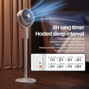 Ventilador de Piso Eléctrico al por Mayor, 5 Modos Ajustables, Ventilador de Torre de Mesa USB, Temporizador de 8h, Portátil, para Uso Doméstico y Exterior, con Control Remoto - Product Image 4