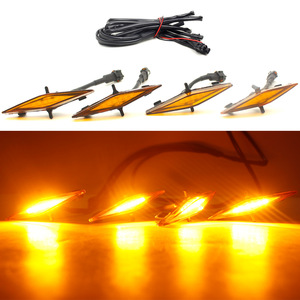 หลอดไฟ LED หน้ารถยนต์ 4 ชิ้น 6 หลอด LED ชุดไฟกระจังหน้ารถยนต์แบบกำหนดเองพร้อมฟิวส์สำหรับ Toyota 4Runner - Product Image 6