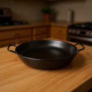 Sartén para Paella de Cerámica Esmaltada de 42 cm, Apta para Horno, Utensilio Esencial para Hornear en Casa - Product Image 3