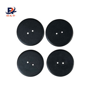 Resistente al calor PPS Ropa de lavandería Lavable 13,56 MHz Etiqueta de botón RFID de lavandería con 16mm 20mm 22mm - Product Image 1