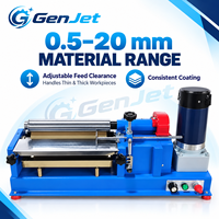 Applicateur de colle à rouleau à vitesse variable GenJet pour bureau, 16, 22, 27 cm, pour semelles de chaussures, articles en cuir et carton