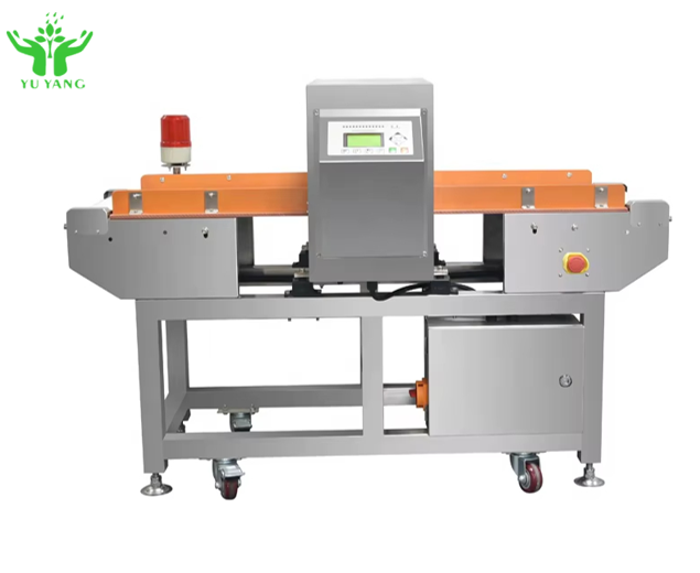 Food Grade Metal Detector With Sound and Light Alarm Reject System for Quality Control