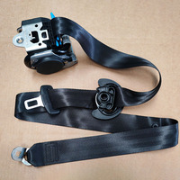 Ceinture de sécurité universelle rétractable à 3 points avec enrouleur de sécurité d'urgence et sangle en polyester pour JETTA VA3