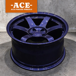 Rines de Aleación Forjados Personalizados Estilo <span class=keywords><strong>TE37</strong></span> Color Borgoña para Autos de Pasajeros Nissan GTR 350Z 370Z Toyota Supra GR86 Civic Mazda - Product Image 6