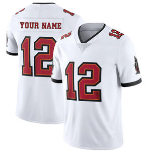 Nouveaux arrivages de maillots de sport personnalisés pour équipes USA, maillot de football américain brodé avec impression numérique par sublimation pour hommes, vente en gros - Product Image 2