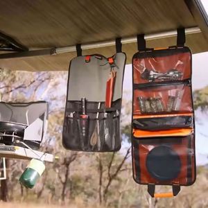 Échantillon Gratuit : Sac de Rangement Suspendu en Toile pour Couverts de Camping, Pique-nique et Barbecue – Pochette Roulante pour Couverts, Sac de Rangement pour Couverts Plats - Product Image 6