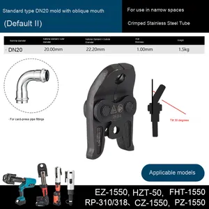 Penjepit Pipa Tekanan Listrik Kelas Industri, Cincin Tekanan Model Card, Penjepit Dovetail Miring 30 Derajat - Dapat Disesuaikan OEM - Product Image 3