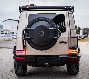 <span class=keywords><strong>Classe</strong></span> G W464 <span class=keywords><strong>4x4</strong></span> Off Road Kits de carrosserie Porte-bagages de toit Échelle Spoiler Lumière Pare-chocs avant Pare-chocs arrière Treuil Bêche Hache Pièces d'extérieur - Product Image 5