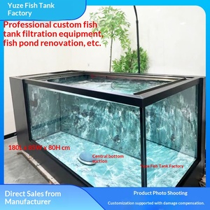 <span class=keywords><strong>Aquarium</strong></span> sur pied ultra-clair <span class=keywords><strong>en</strong></span> verre, grand et moyen, à cinq lignes, ultra-blanc, léger, pour l'observation des Koi et des Arowana - Product Image 4