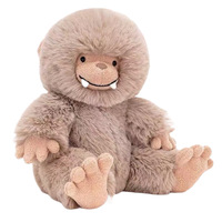 Peluche singe douce et rembourrée avec design anti-stress, matière en peluche longue et super douce, taille 31cm-50cm, cadeau mignon pour unisexe