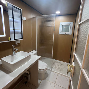 Maison modulaire en conteneur d'acier de 20 pieds et 40 pieds, extensible, préfabriquée, mobile, avec châssis, pieds de soutien, villa moderne, petite maison, hôtel, école - Product Image 3