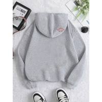 Sweat à capuche zippé intégral pour femme à manches longues, imprimé dragon, écologique, printemps - Veste de sport décontractée